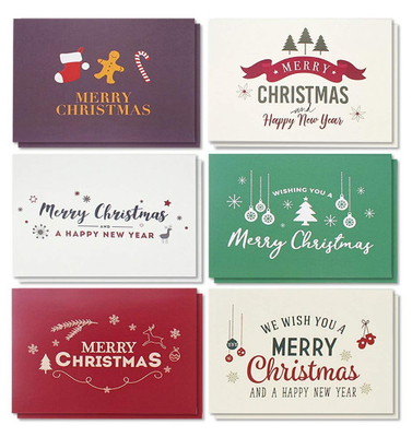 Поздравительные открытки зимнего отдыха, ретро рождественская открытка современного дизайна с Рождеством Христовым